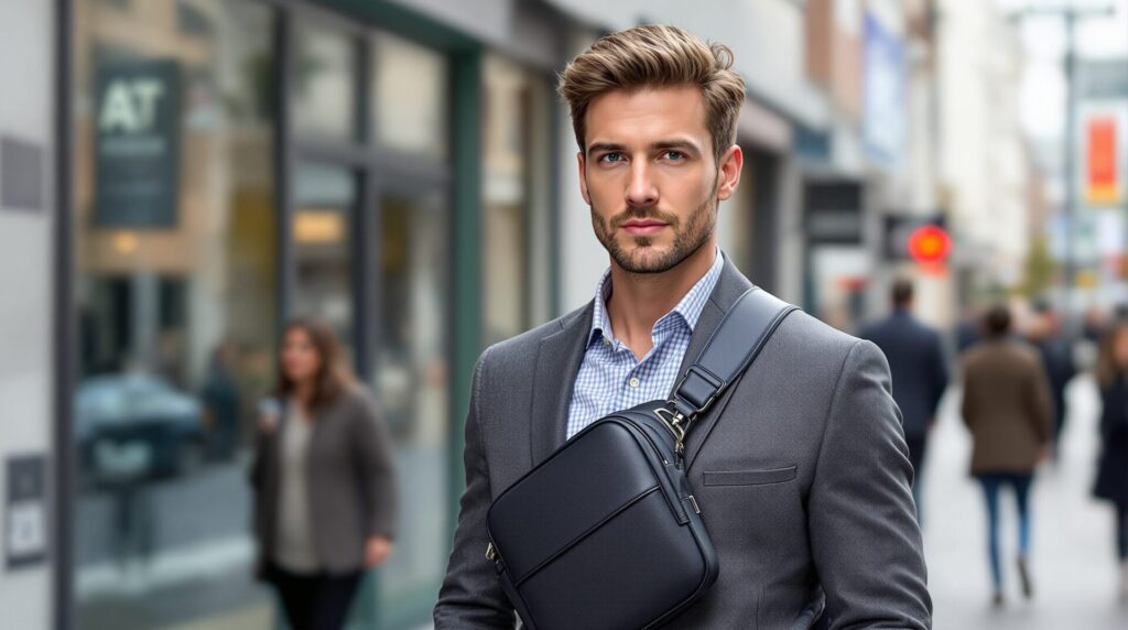 sac bandoulière homme