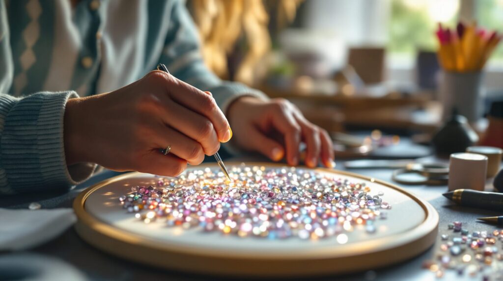 broderie diamant