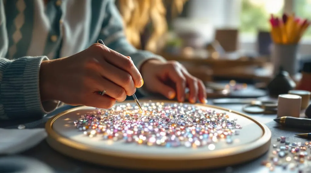 broderie diamant