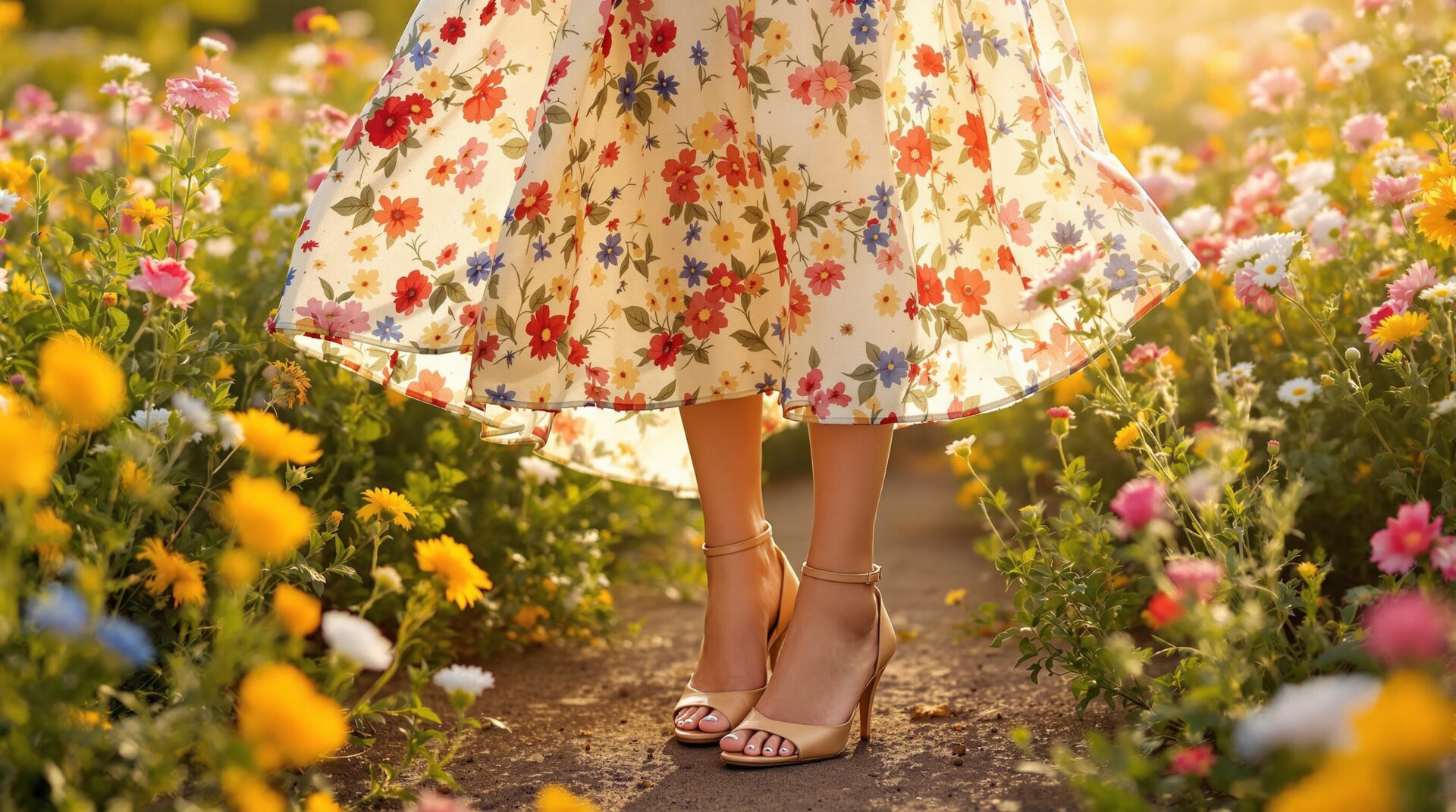 quelle chaussure avec robe longue été