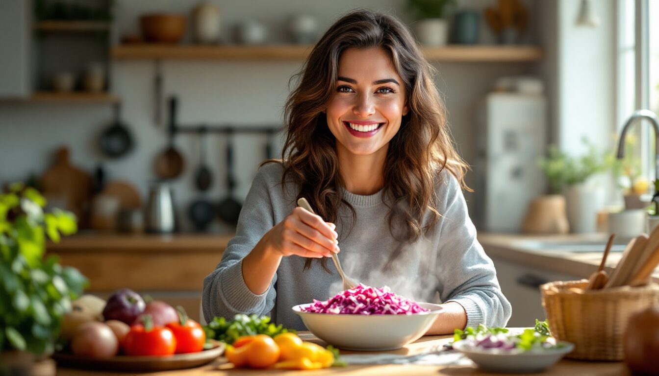 chou rouge cuit bienfaits