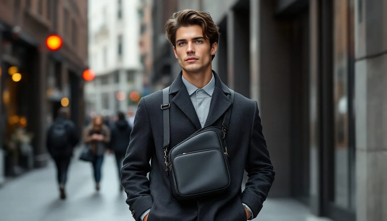 sac bandoulière homme