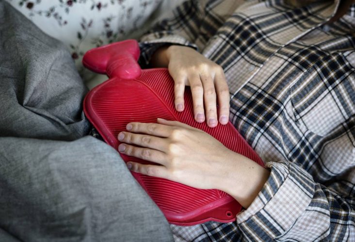 dormir avec une bouillotte à eau 