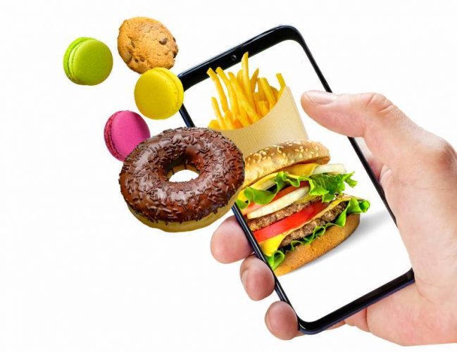 application pour les menus