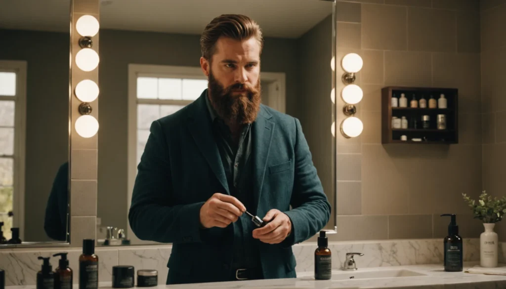 pousse de la barbe