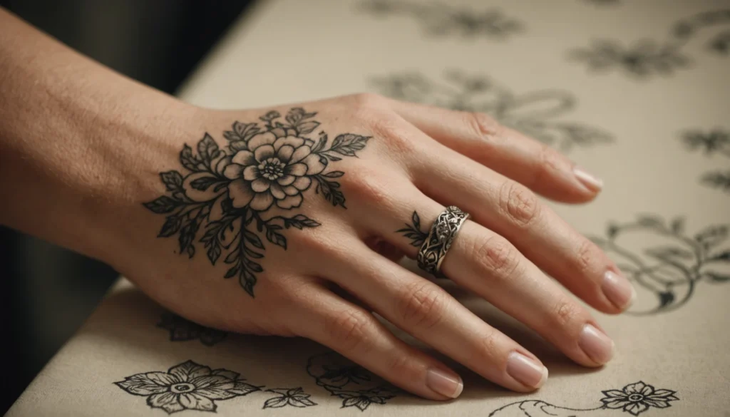 tatouage sur le doigt