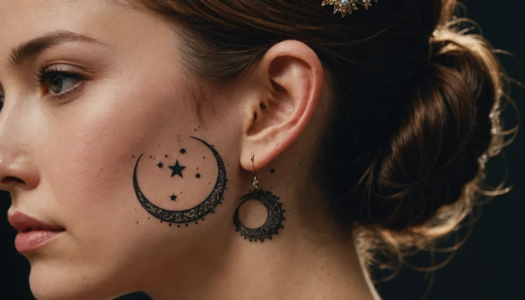 tatouage derriere oreille signification