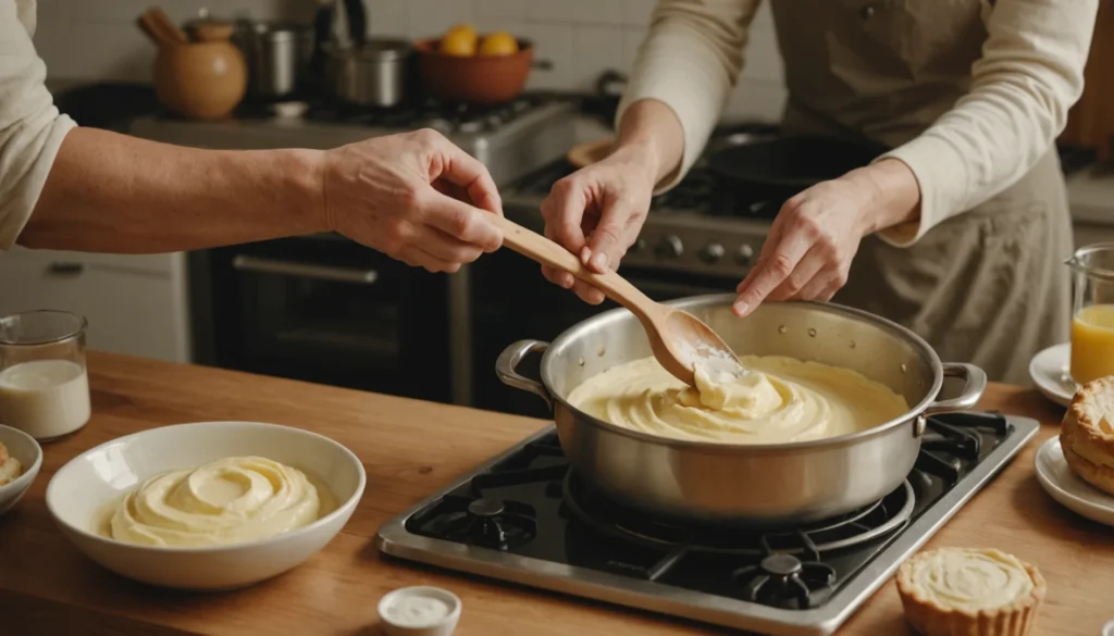 peut on recuire une creme patissiere