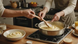 peut on recuire une creme patissiere