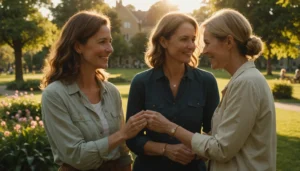 toucher l'épaule d'une femme signification