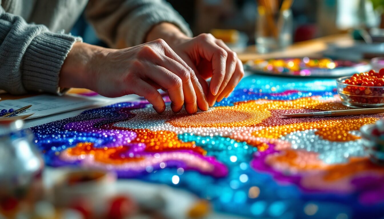 broderie diamant