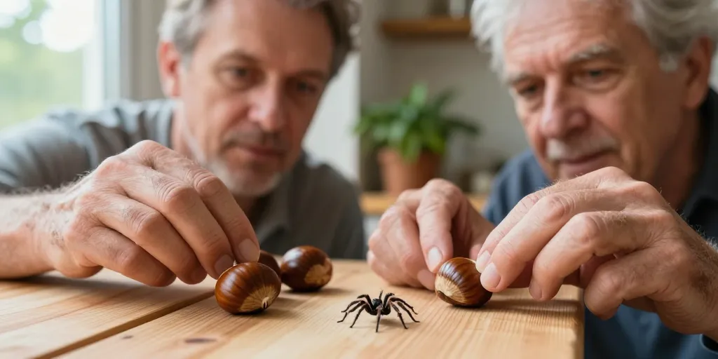 marrons contre les araignées