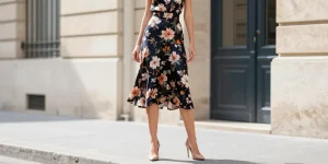 quelle chaussure avec robe mi-longue