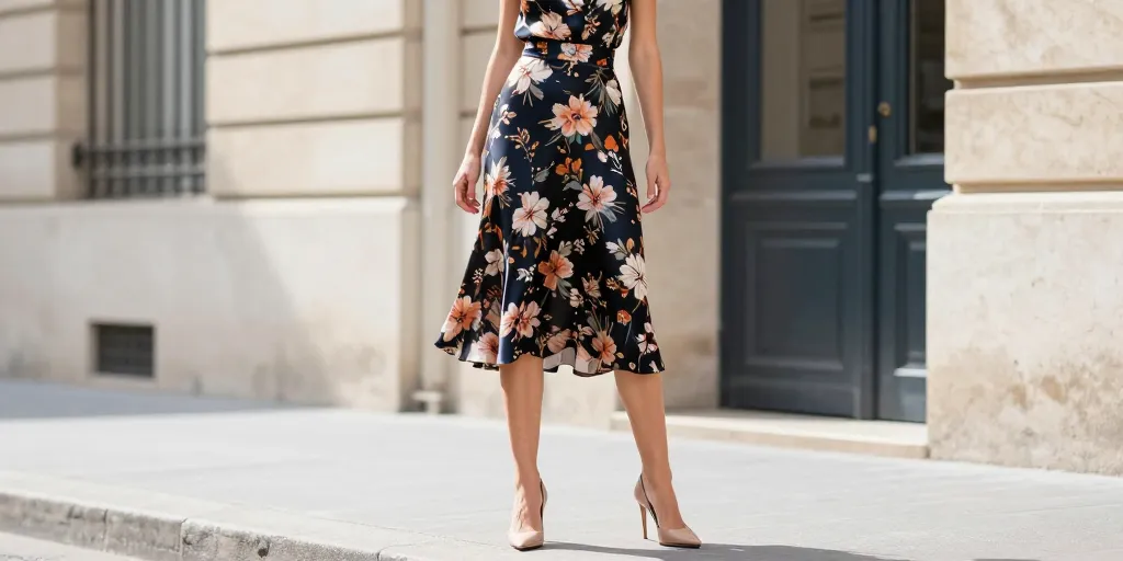 quelle chaussure avec robe mi-longue