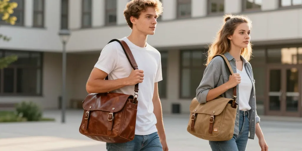 sac bandoulière etudiant