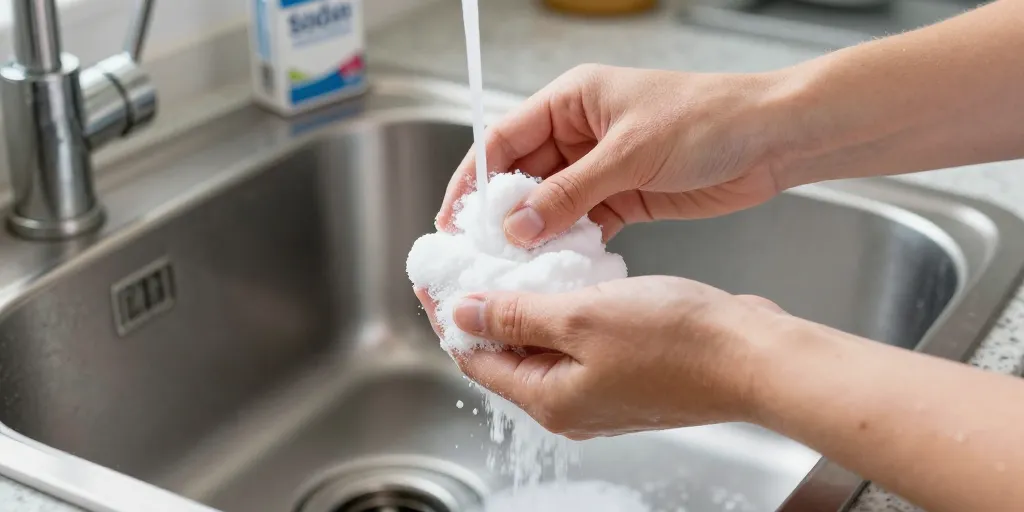 déboucher lavabo bicarbonate