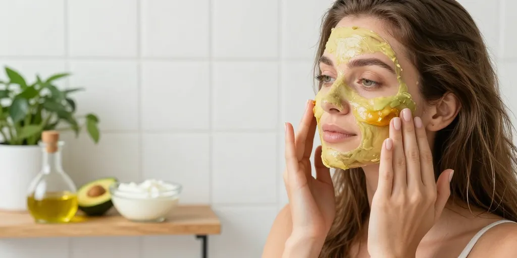 masques maison cheveux secs