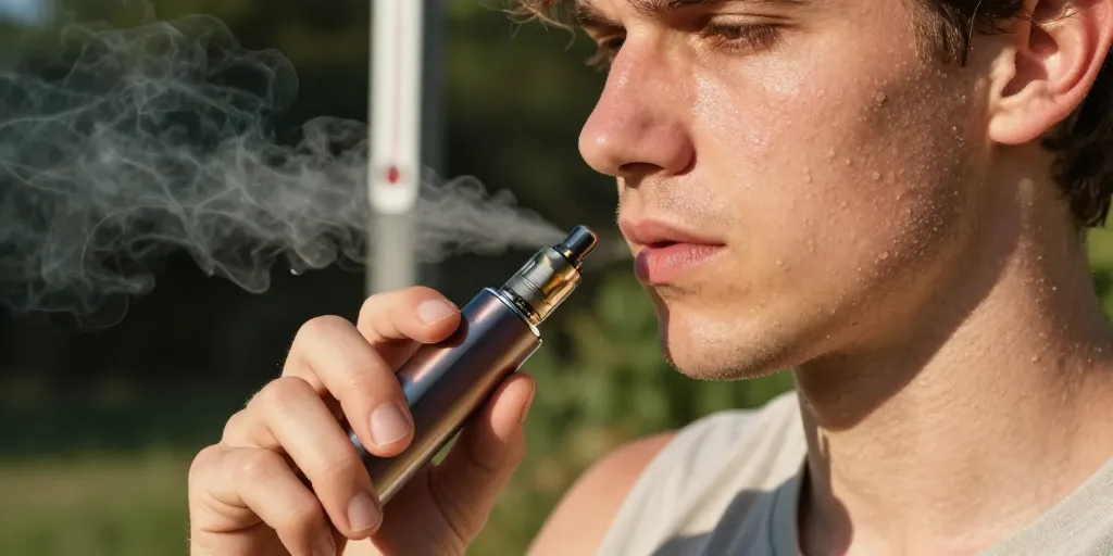 ecigarette en été
