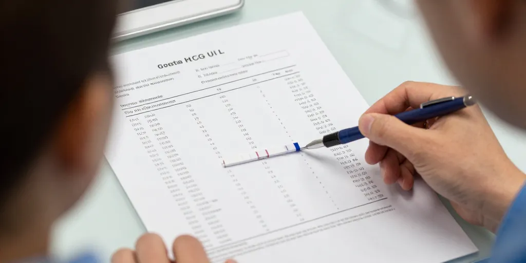 taux hcg grossesse tableau ui/l
