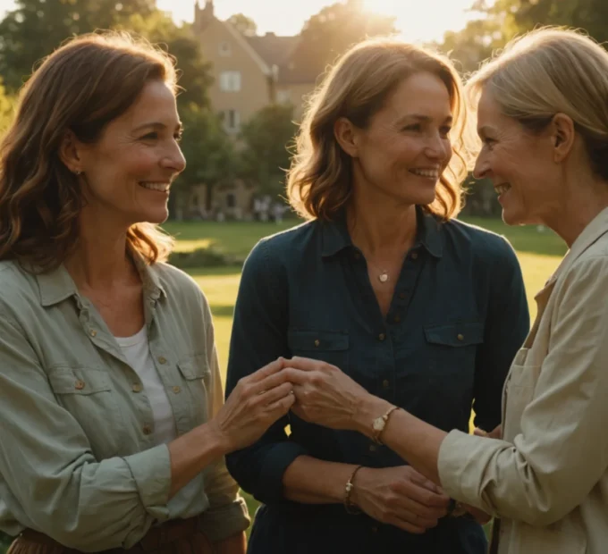 toucher l'épaule d'une femme signification
