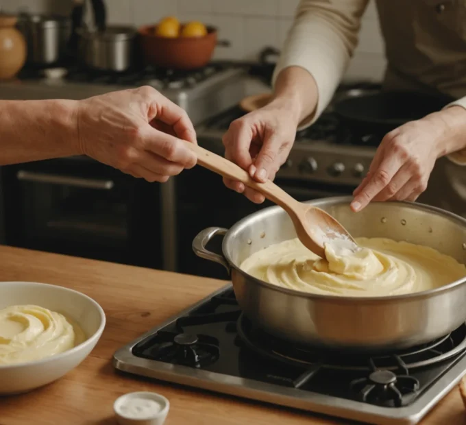 peut on recuire une creme patissiere