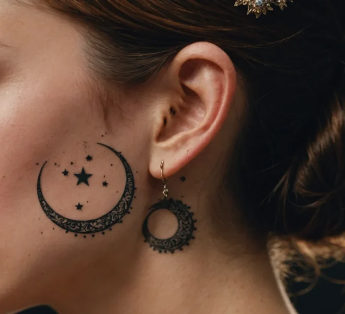 tatouage derriere oreille signification